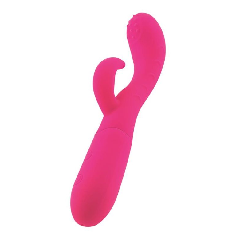 Silikonski rabbit vibrator Cakey Fuchsia