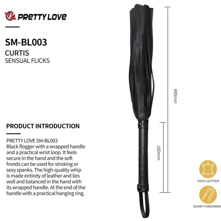 Prikaz flogger biča koji dolazi u Setu za parove - Pretty Love Collection Kit